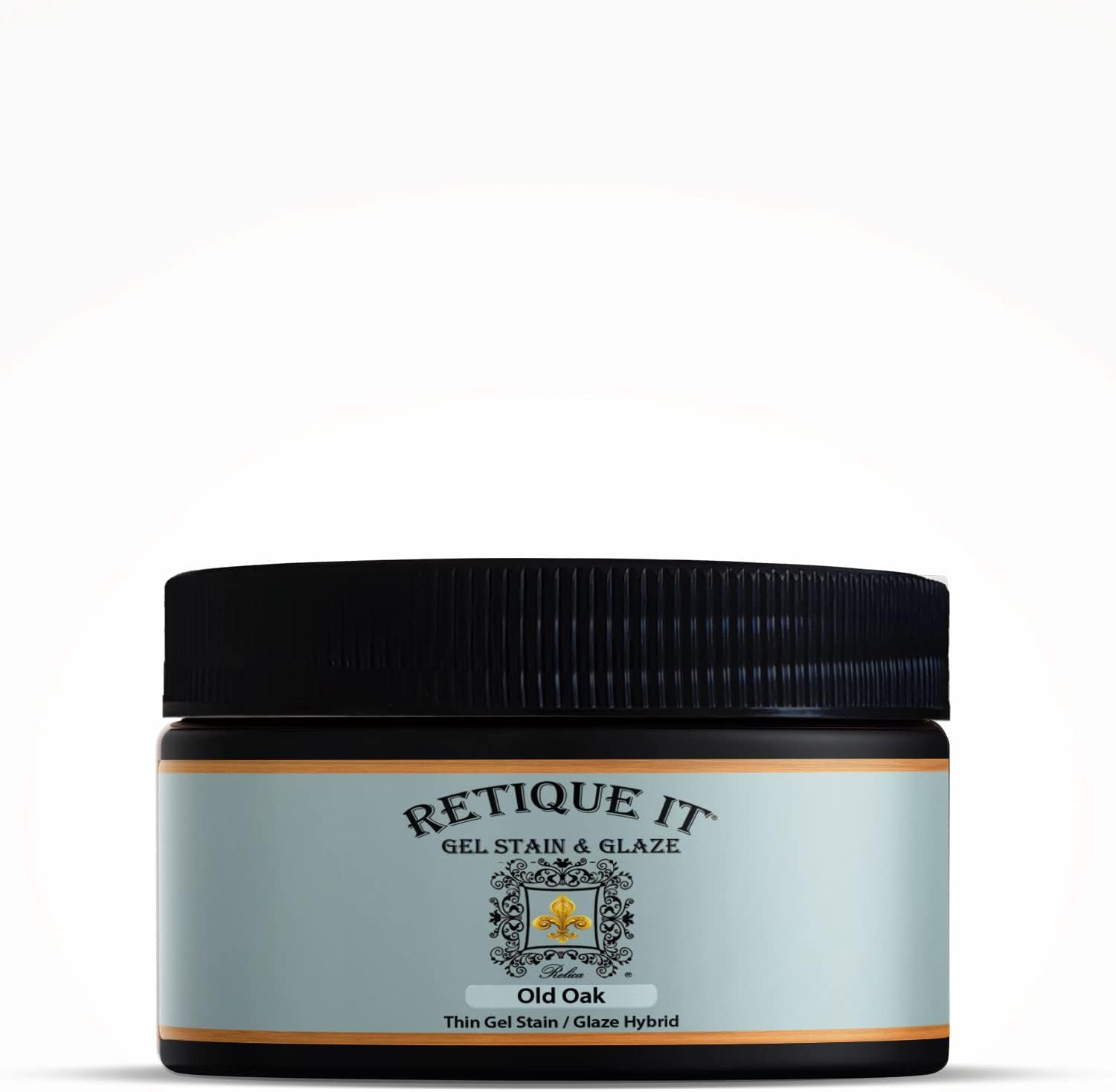 Gel Stain by Retique It, Thin Water-Based Gel Stain/Paint Glaze and Wood Stain Hybrid Old Oak