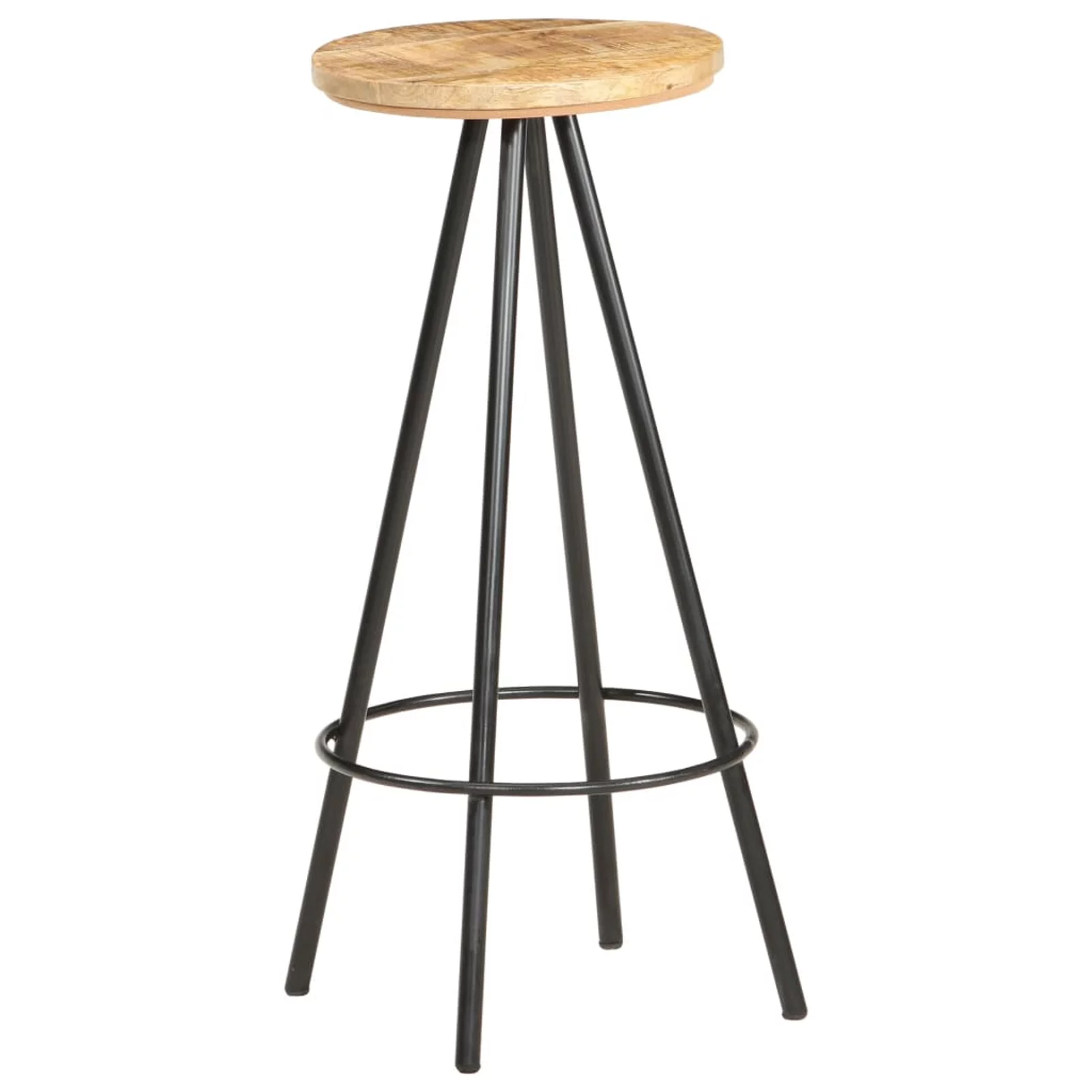 Suzicca Bar Stools 2 pcs Rough Mango Wood