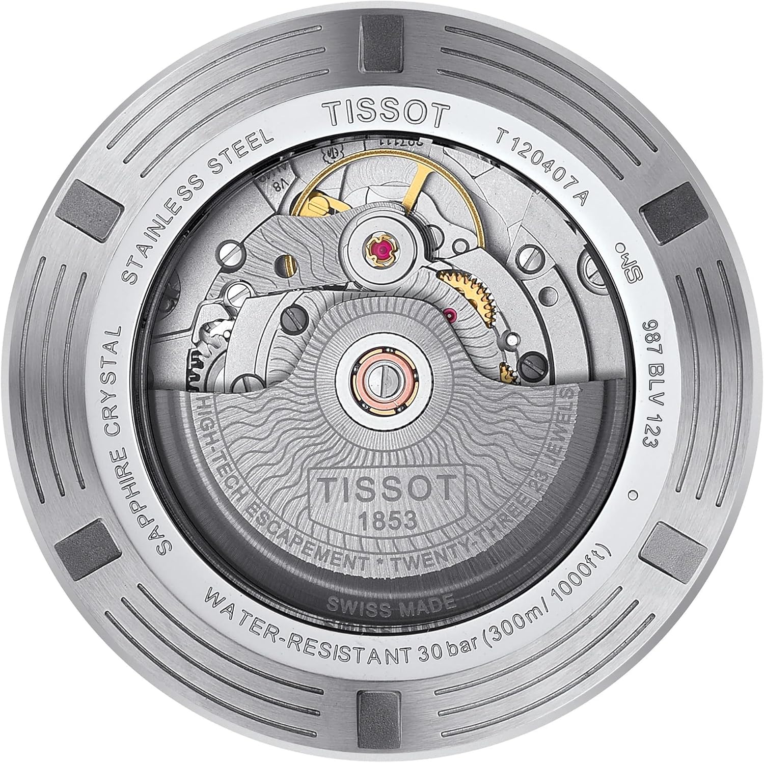 Tissot mens Seastar 660/1000 Stainless Steel Casual Watch Grey T1204071105100