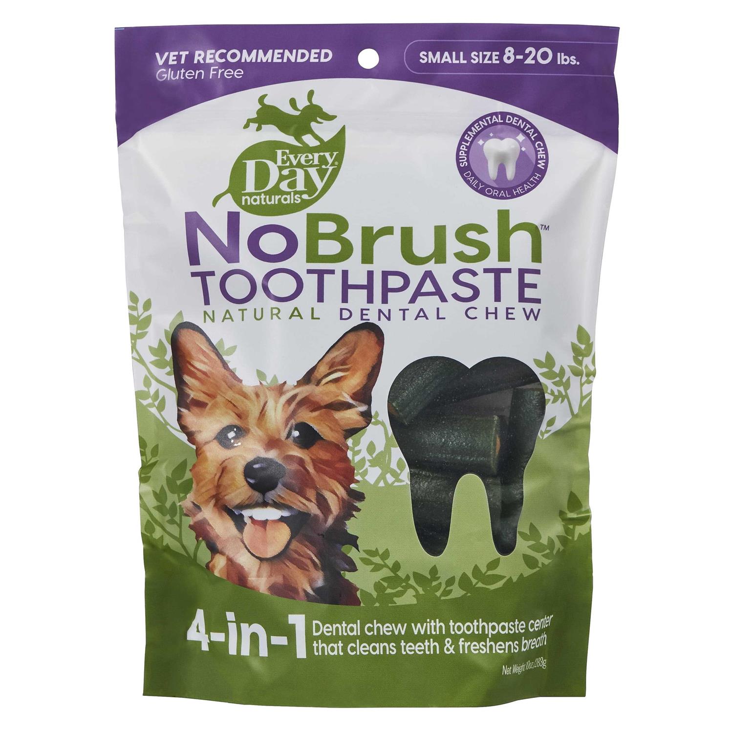 Every Day Naturals No Brush Toothpaste Dental Chew - Pet Supplies online store