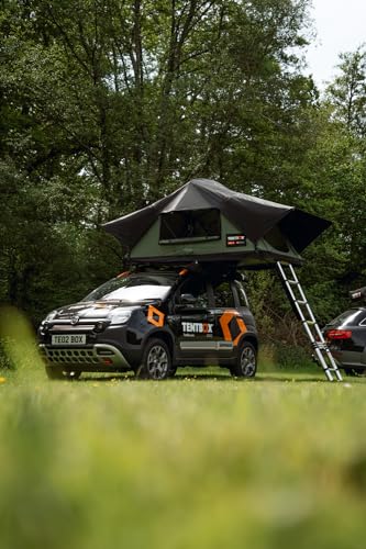 Lite - Car Roof Top Tent - TentBox Car Roof Tent - Four Season Car Camping - Tent Box Roof Tent FITS MOST CARS - Premium fold out design, 30 Seconds Set-Up