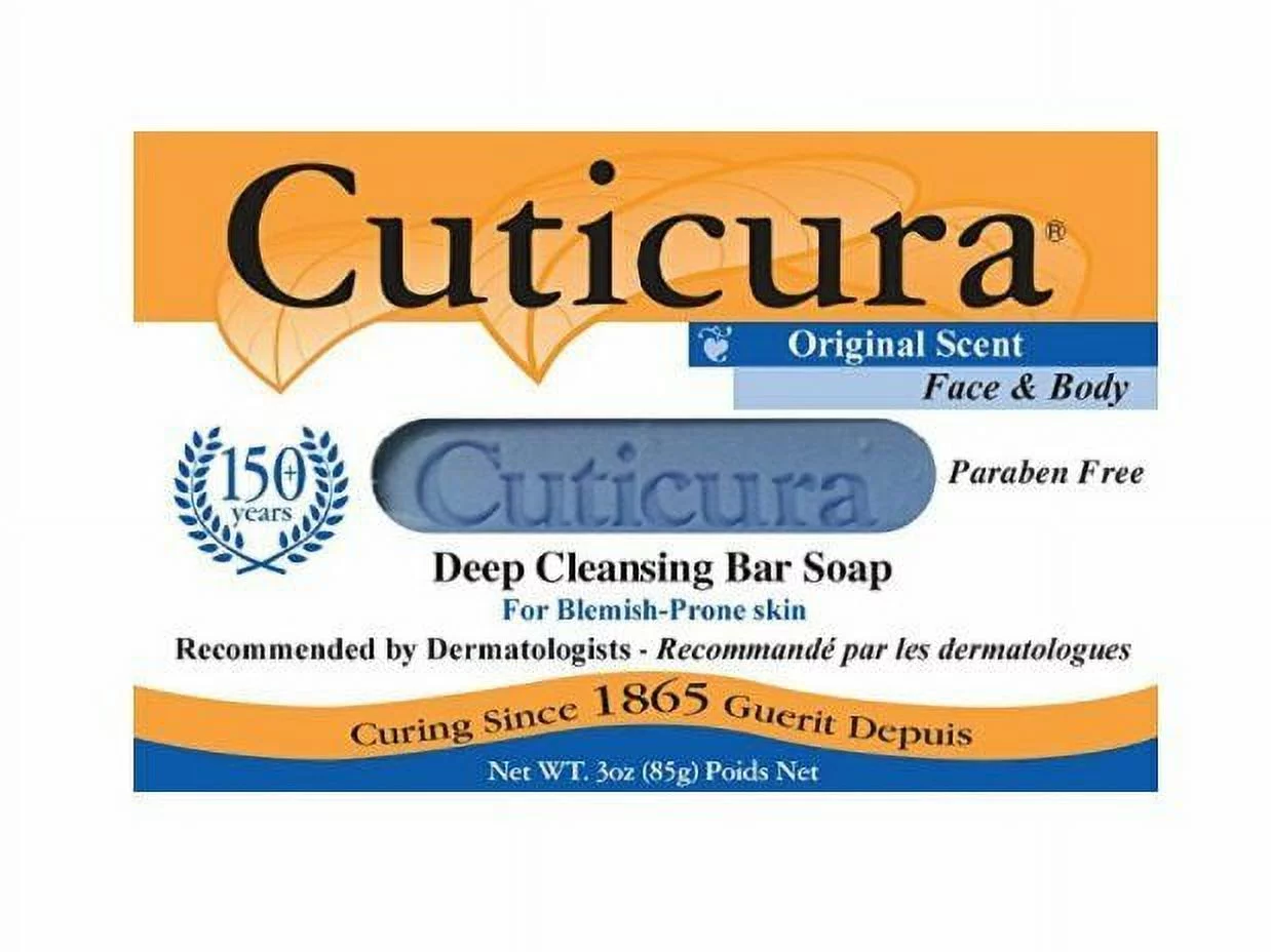Cuticura Antibacterial Soap Original Formula 3 Oz, 6-Pack