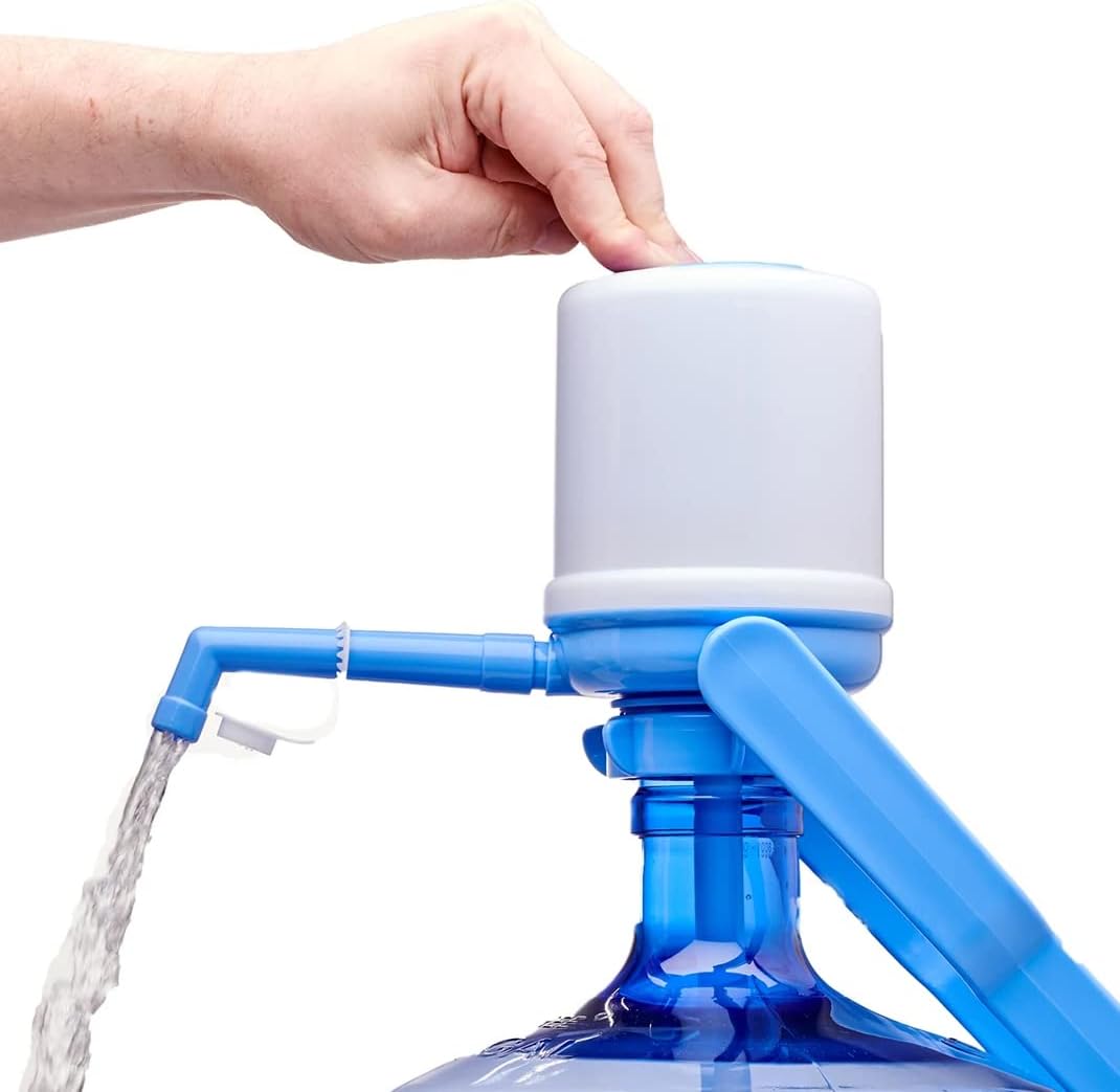 Primo Portable Bottle Pump Water Dispenser - for 3 or 5 Gallon Jugs