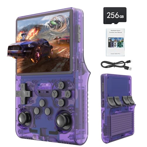 30000 Games in 1Handheld Game Console,3.5-Inch IPS Screen Retro Gaming Console,30000 Classic Games, 3800mAh,20＋Mainstream Emulator,Built-in 256G TF Card, Support HDMI and TV Output
