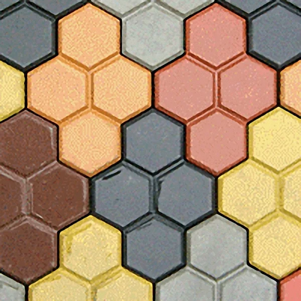 Concrete Stone Paver Mold PS 17052/3R. Rubber Mold - Radiant Selections