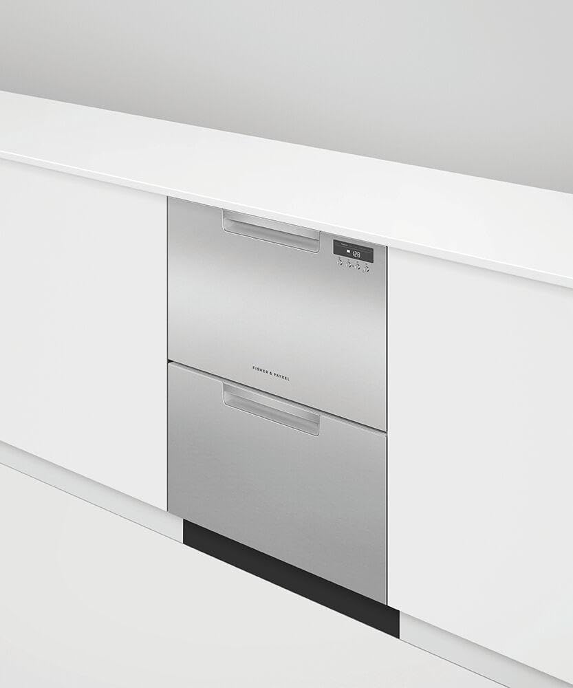 Fisher Paykel DD24DAX9N 24 Inch Drawers Full Console Dishwasher with 6 Wash Cycles, 14 Place Settings, Quick Wash, in Stainless Steel