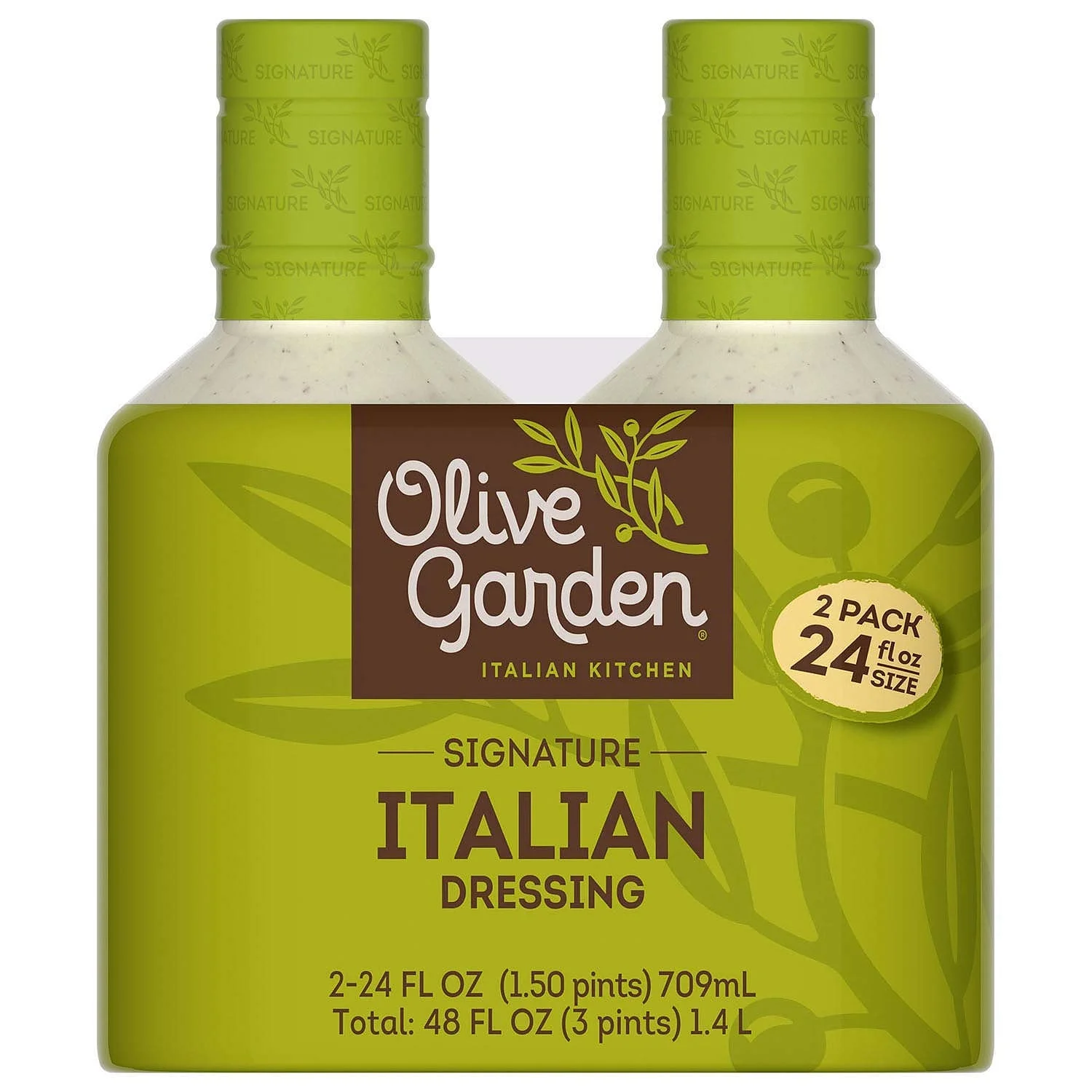 Olive Garden Signature Italian Dressing (24 Ounce bottle, 2 Count)