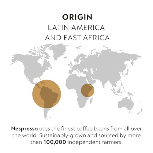 Nespresso Capsules Vertuo, Espresso Bold Variety Pack, Medium and Dark Roast Coffee, 40-Count Espresso Pods, Brews 1.35oz.