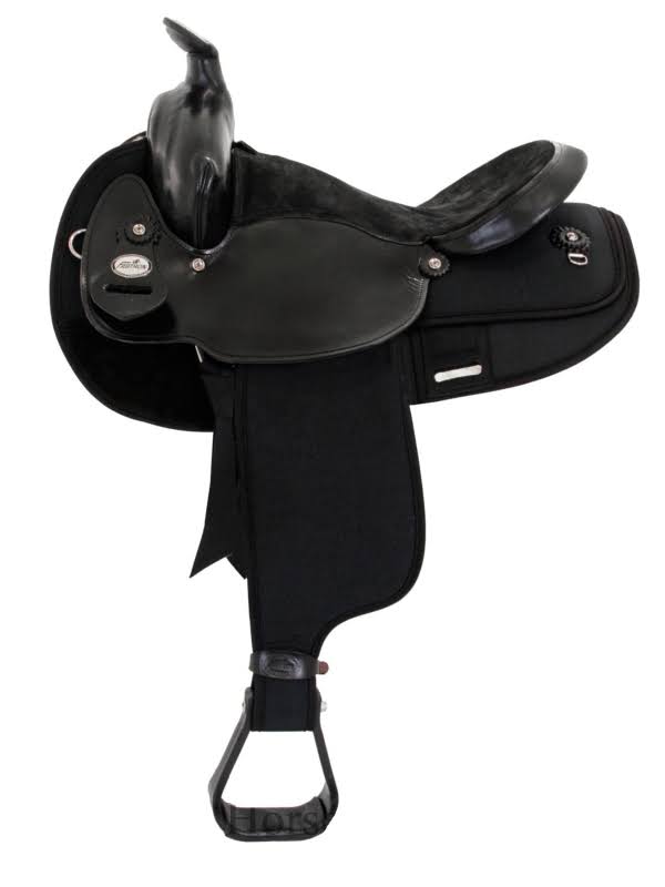 Fabtron Gaited Trail Western Saddle 17 Black