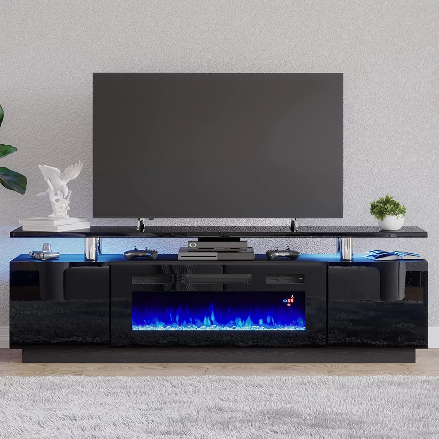Amerlife Fireplace TV Stand with 36