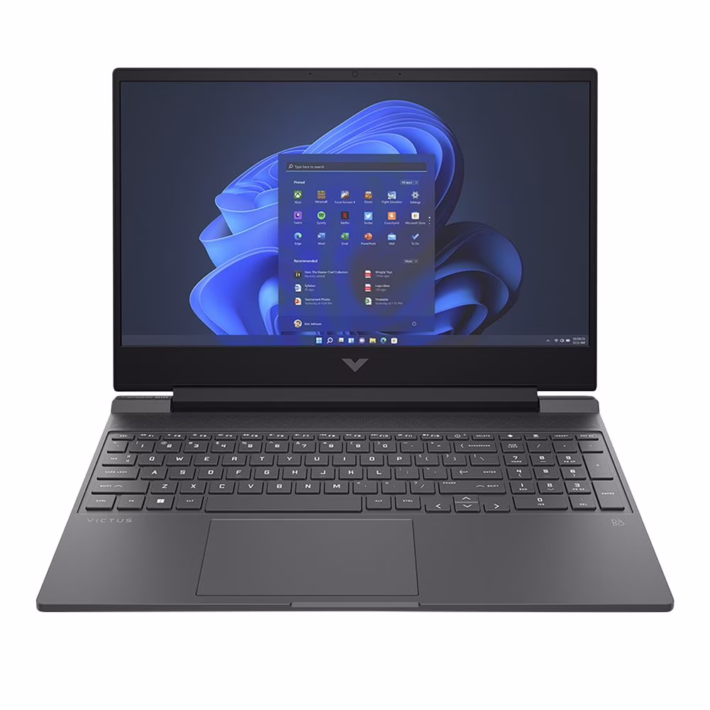 HP Victus 15-fb2000nr 15.6" Gaming Laptop Computer AMD Ryzen 7 8845HS 3.8GHz Processor NVIDIA GeForce RTX 4060 8GB GDDR6 16GB DDR5-5600 RAM 1TB Solid State Drive WiFi BT W11H