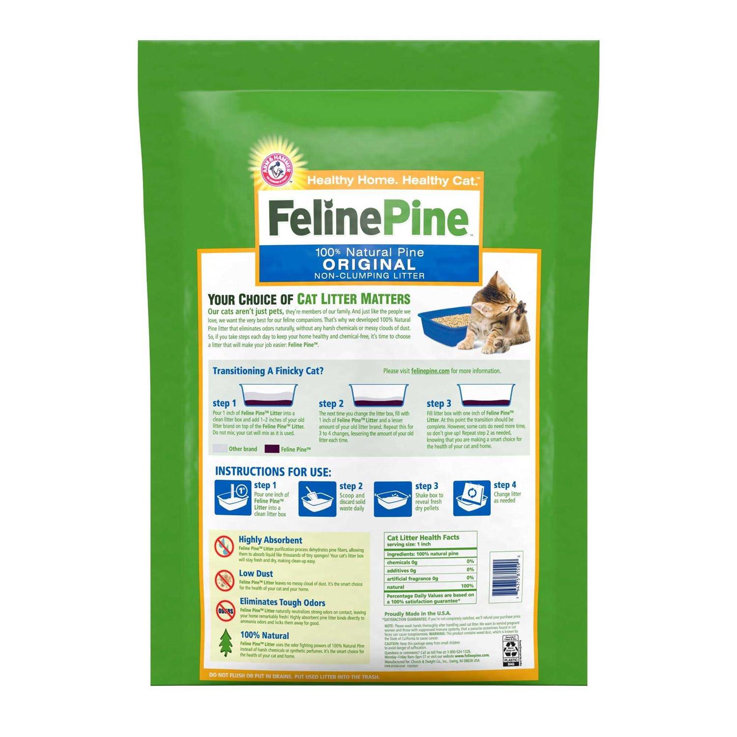 Feline Pine Cat Litter Original - Pet Supplies online store