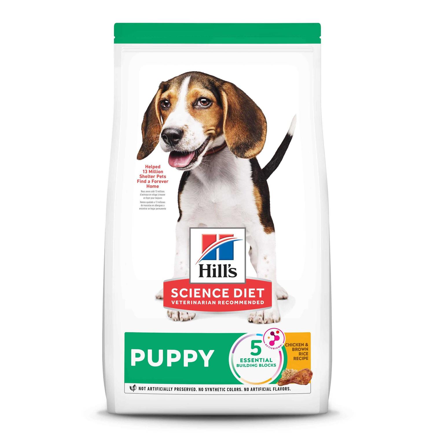 Hill's Science Diet Puppy Chicken & Brown Rice Recipe Dry Dog Food - Pet Supplies online store