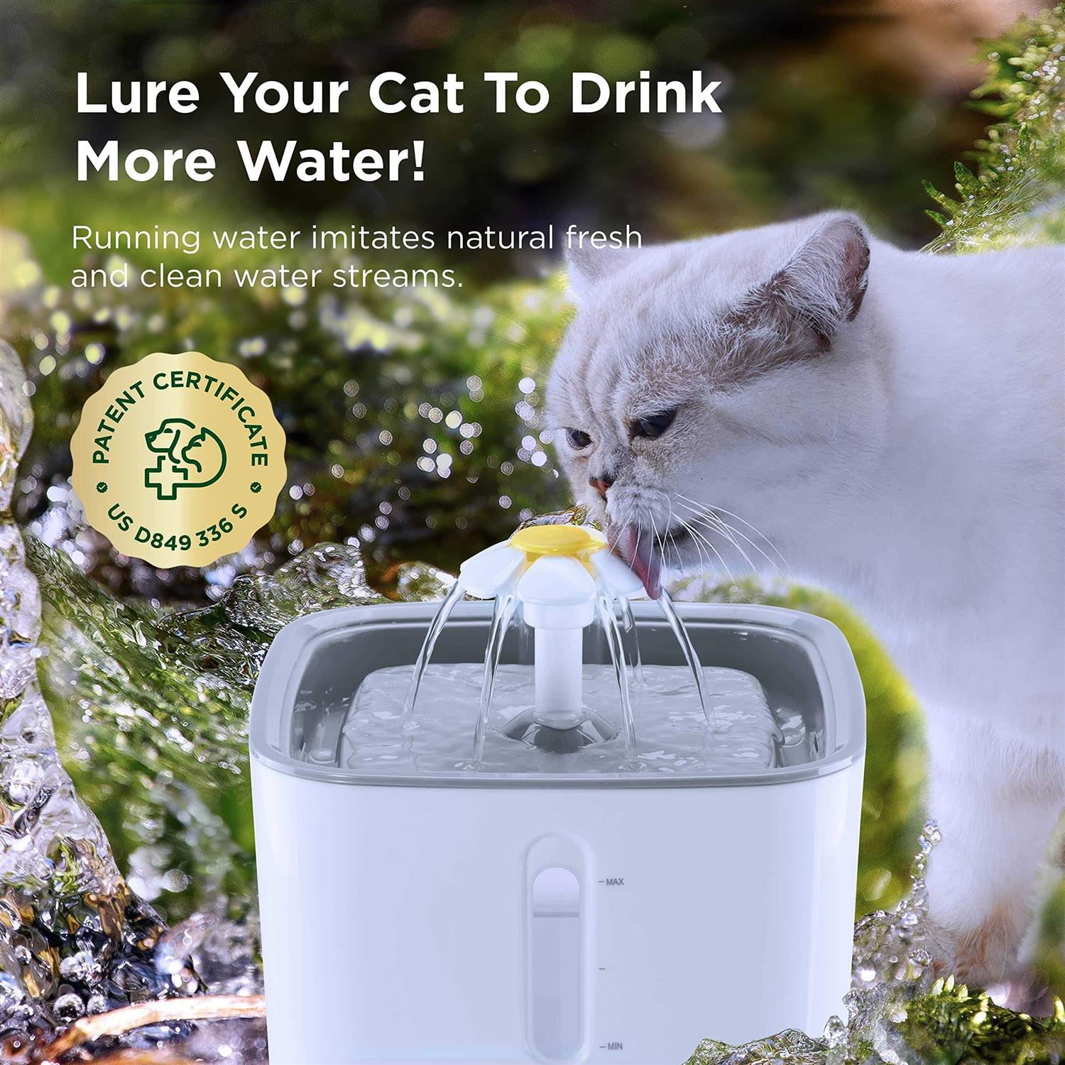 Ciays Cat Water Fountain Automatic Pet Water Fountain - Pet Supplies online store