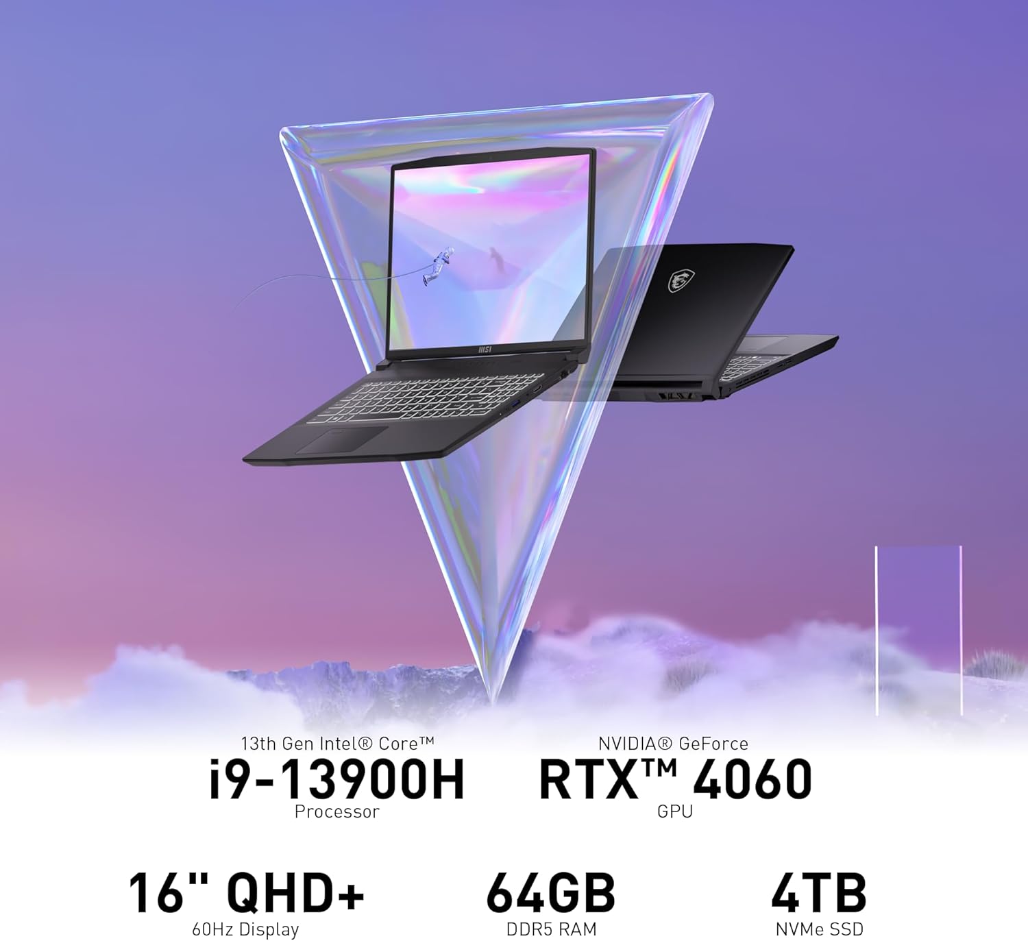 MSI Creator M16 Laptop: Intel Core i9-13900H, GeForce RTX 4060, 16