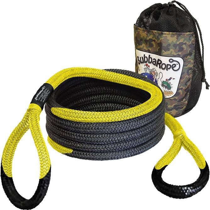 Bubba Rope 176653YL 5/8x22 x 20& Sidewinder Xtreme Synthetic Rope with Yellow Eyes
