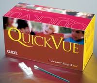 Quidel Test, Strep A, QuickVue In-Line, Device, 25, 25/bx