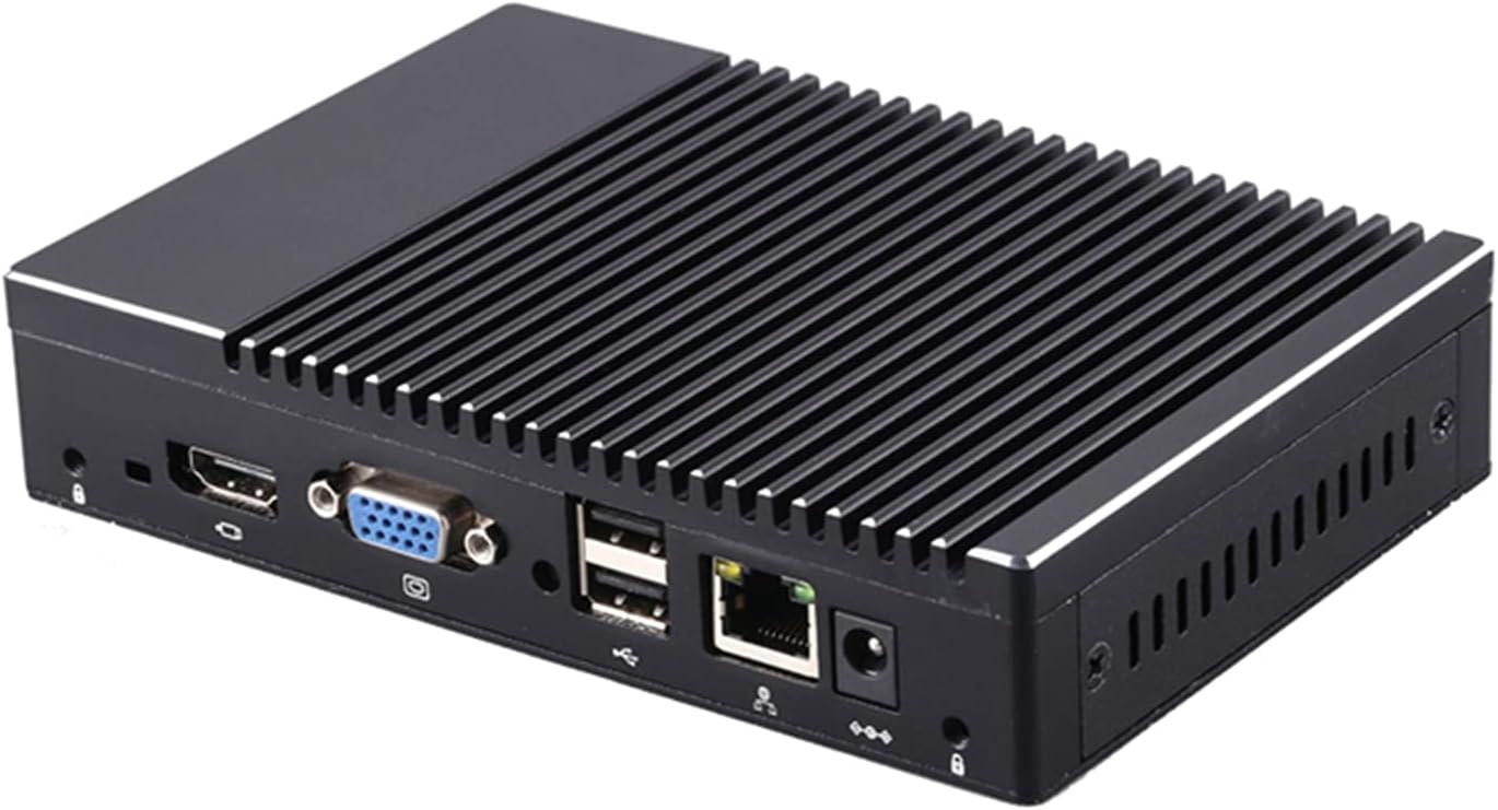 Fanless Mini PC, Desktop Computer, Windows 10 or Linux Ubuntu, Quad Core AMD A6 1450, BH05a, PXE, WOL, Vmware, Citrix Supported, VGA/HDMI/LAN/Type-C/Vesa Mount, (8G RAM/512G SSD)