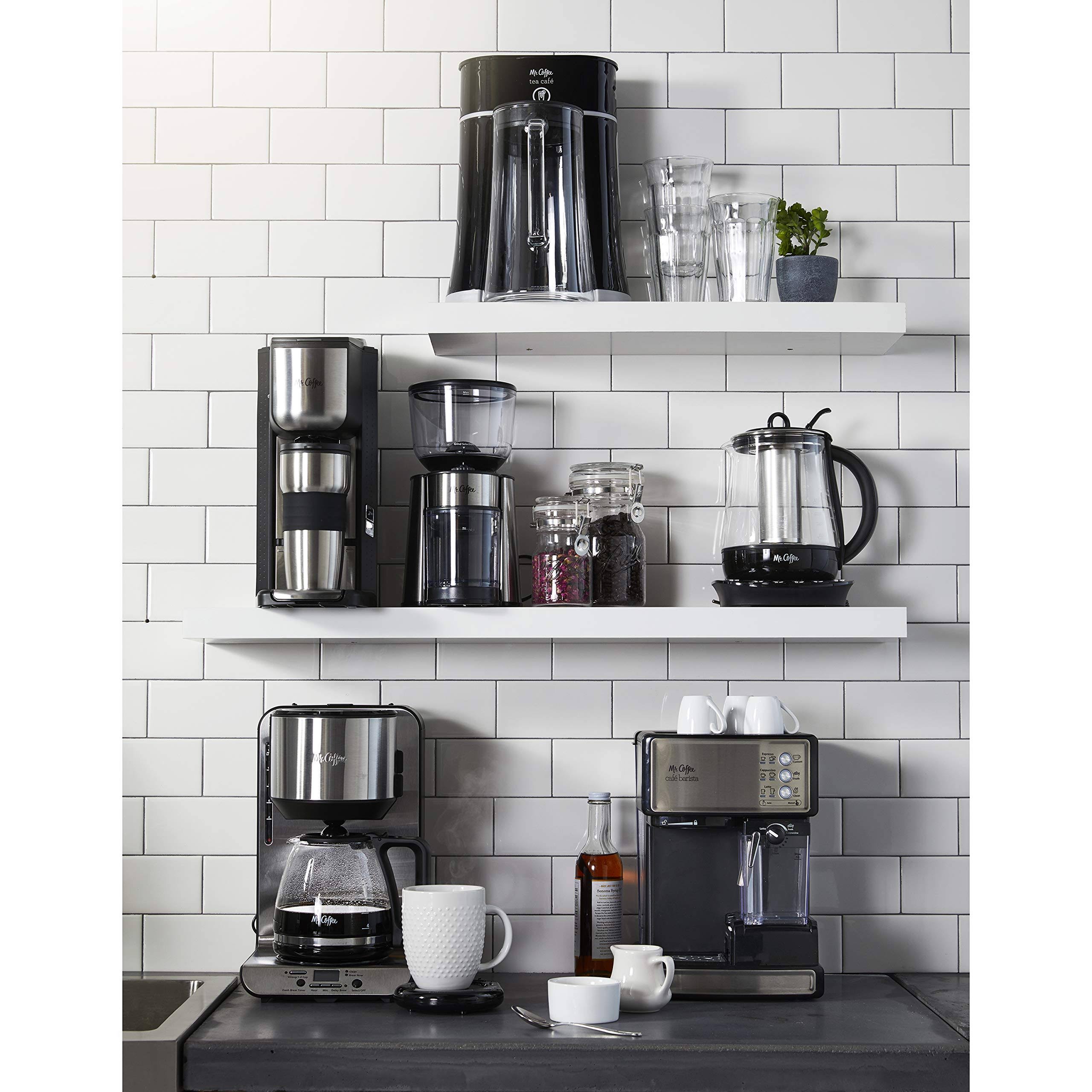 Mr. Coffee Cafe Barista Espresso and Cappuccino Maker, Silver