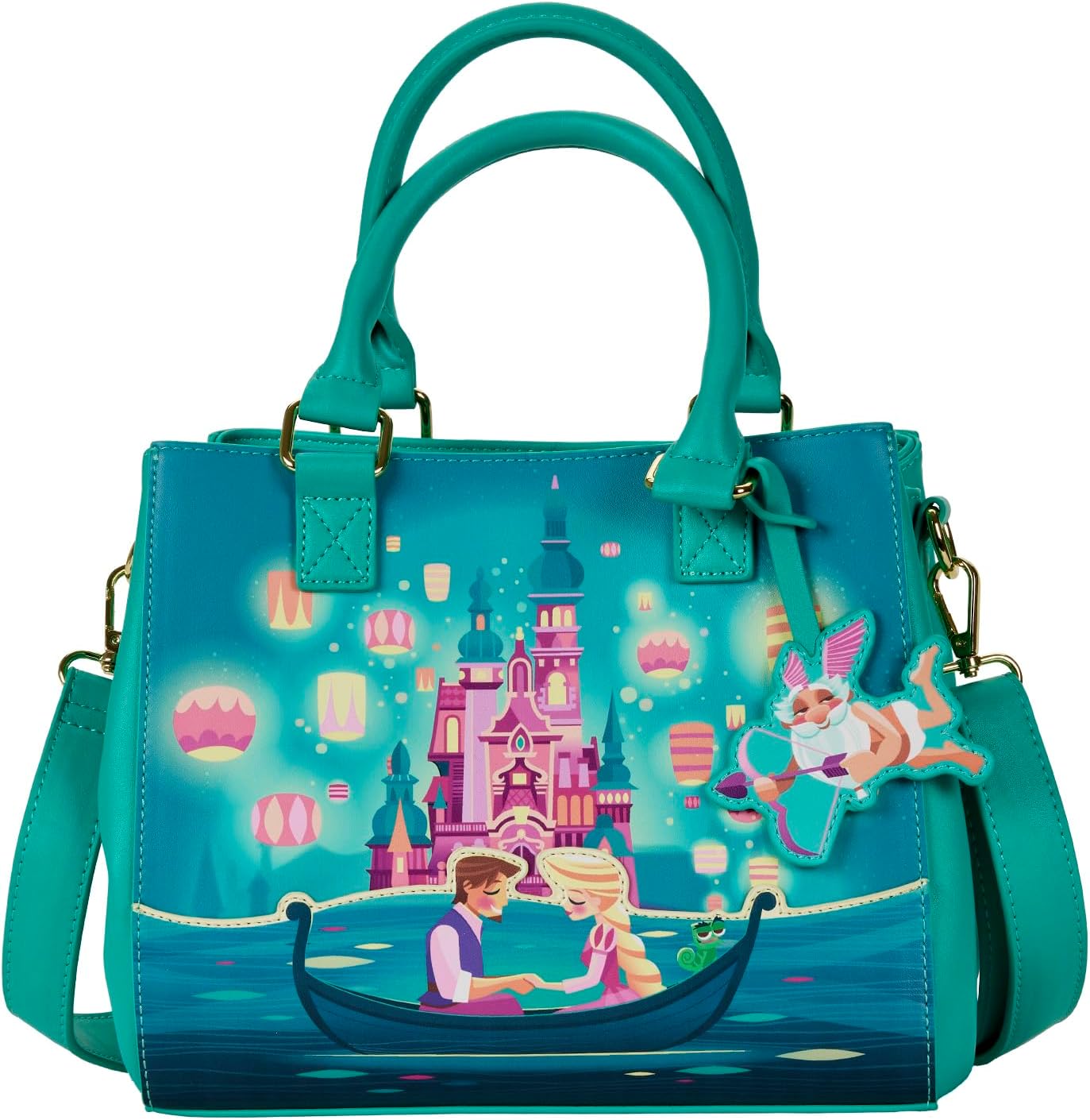 Loungefly Disney Tangled Princess Castle Crossbody Bag