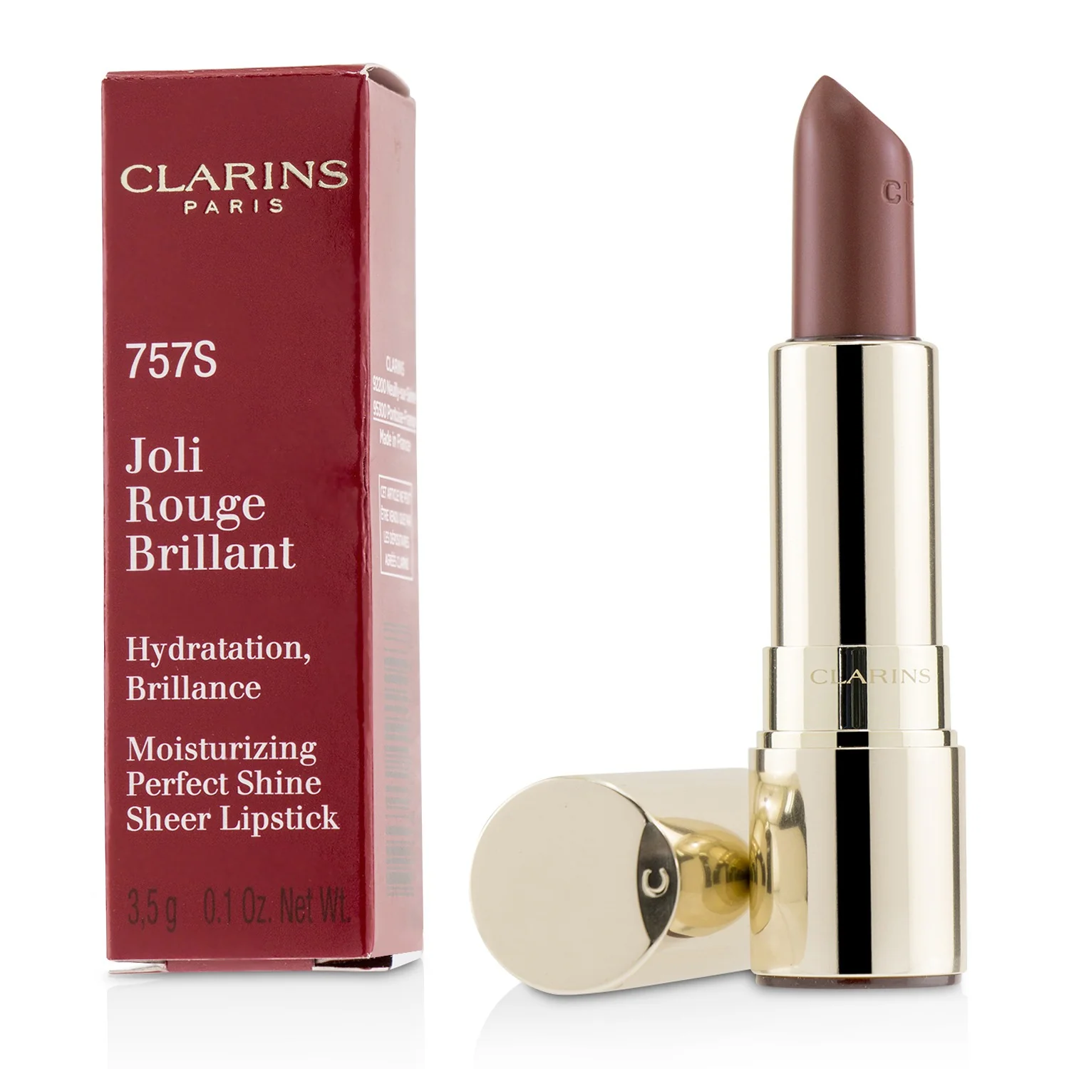Clarins Joli Rouge Brillant (Moisturizing Perfect Shine Sheer Lipstick) - # 32 Pink Cranberry  3.5g/0.1oz