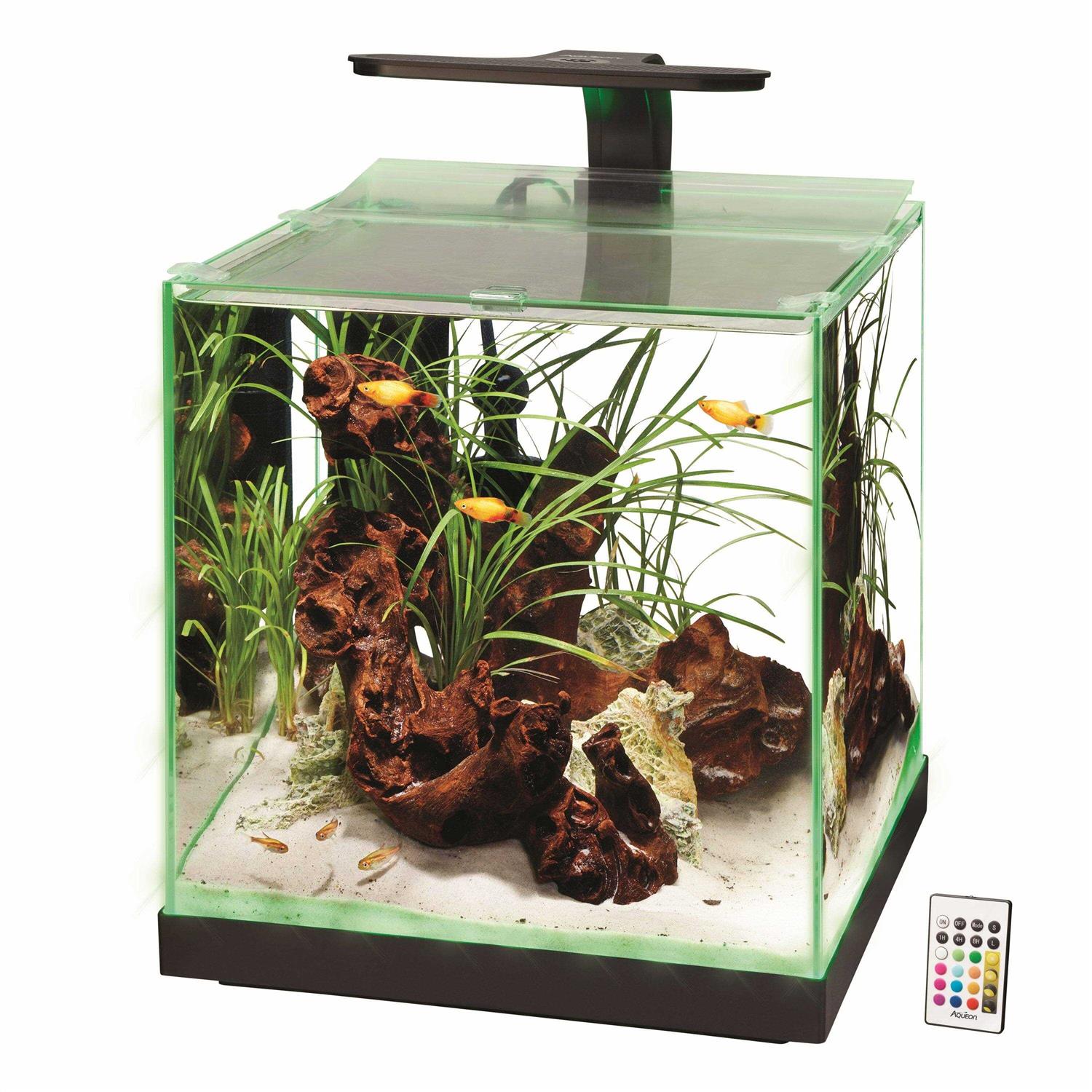 Aqueon Edgelit Cube Aquarium - Pet Supplies online store
