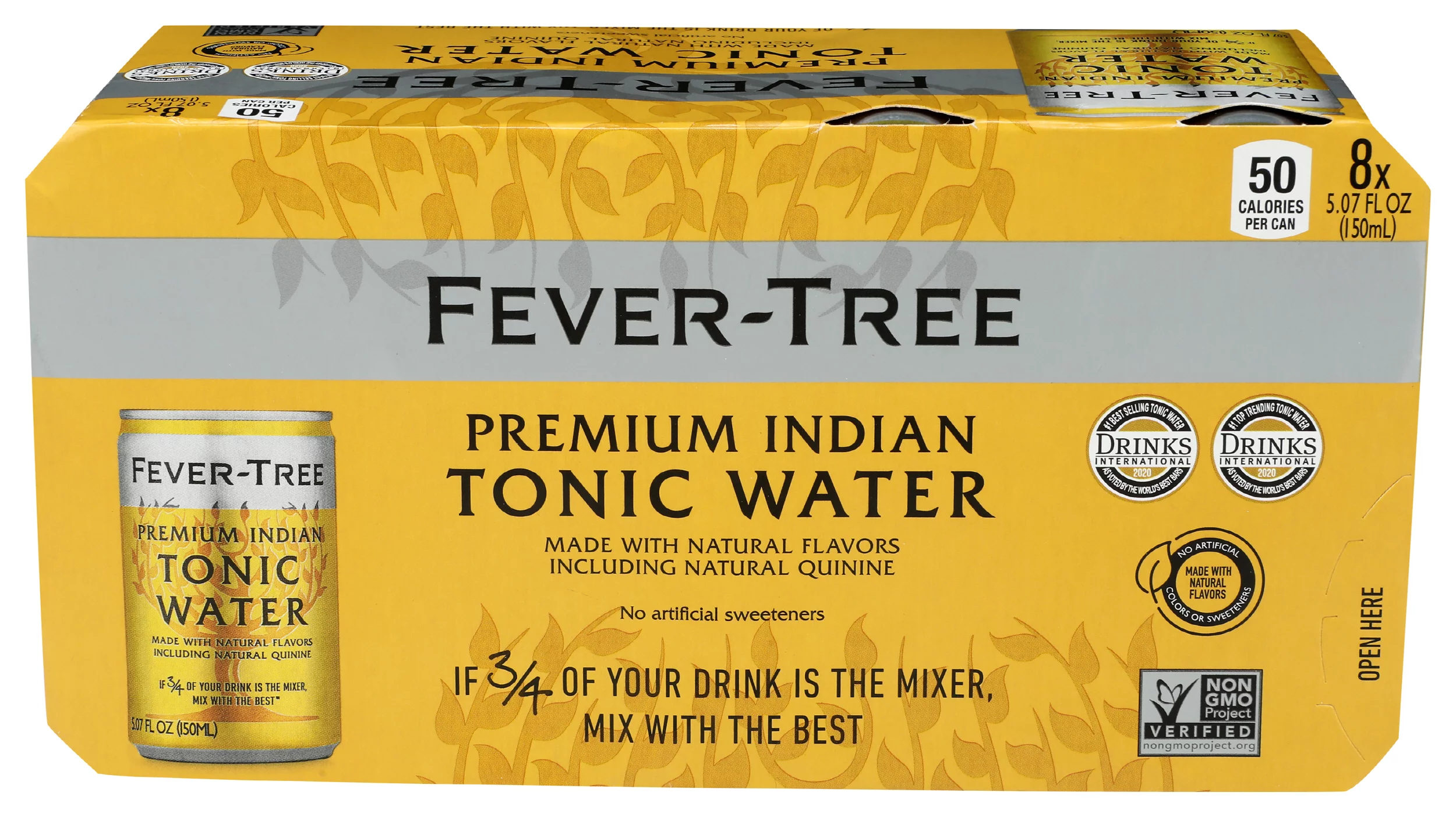 Fever-Tree Fever-Tree Indian Tonic 3X8X150Ml 40.56 Fluid Ounce Pack Of 3