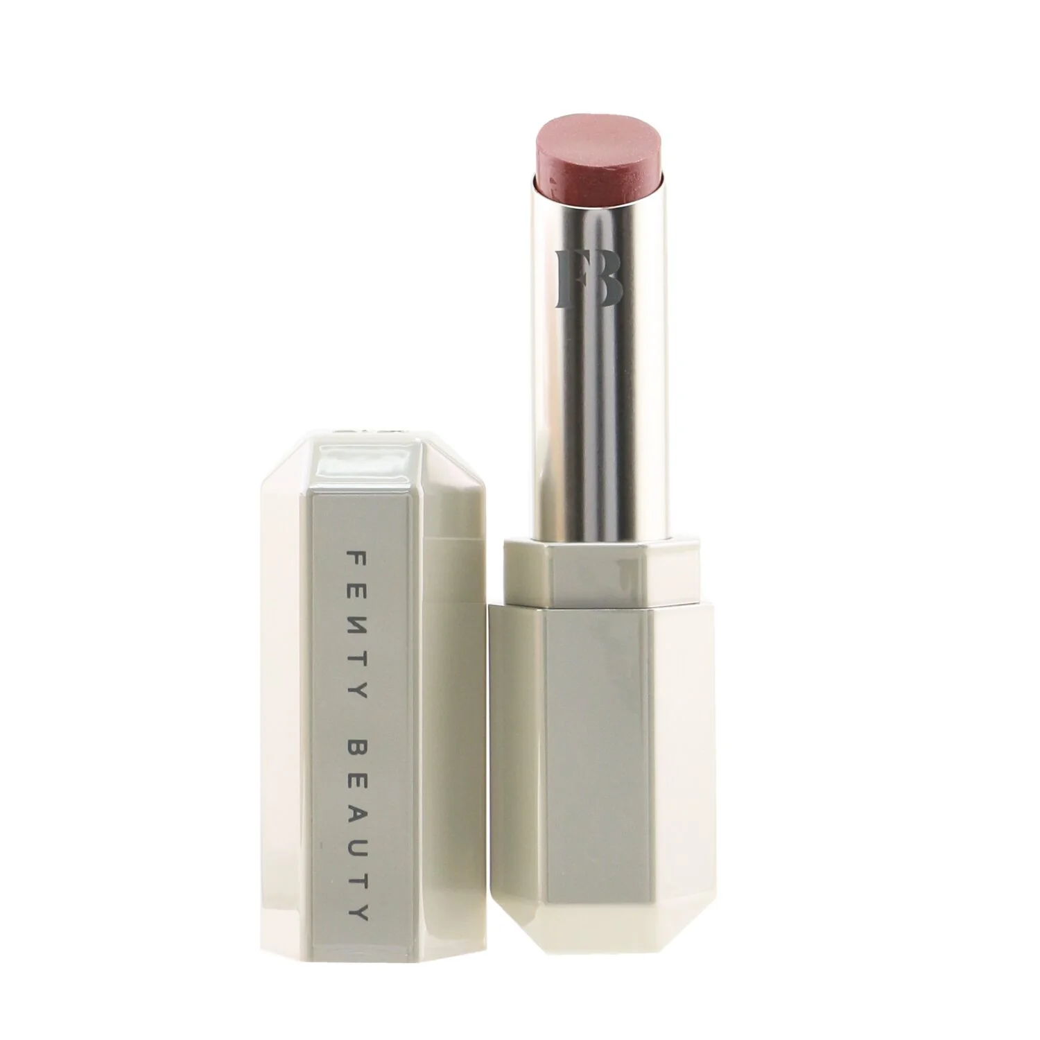 Fenty Beauty by Rihanna Slip Shine Sheer Shiny Lipstick - # 08 Cookies & Cocoa (Cocoa Berry)  2.8g/0.098oz