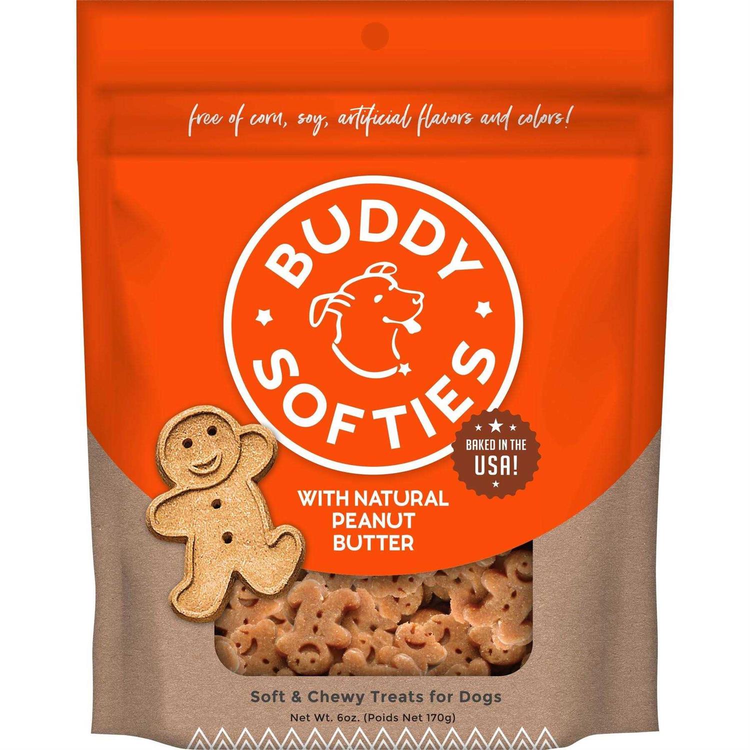 Buddy Biscuits Peanut Butter Soft and Chewy Dog Treats - Pet Supplies online store