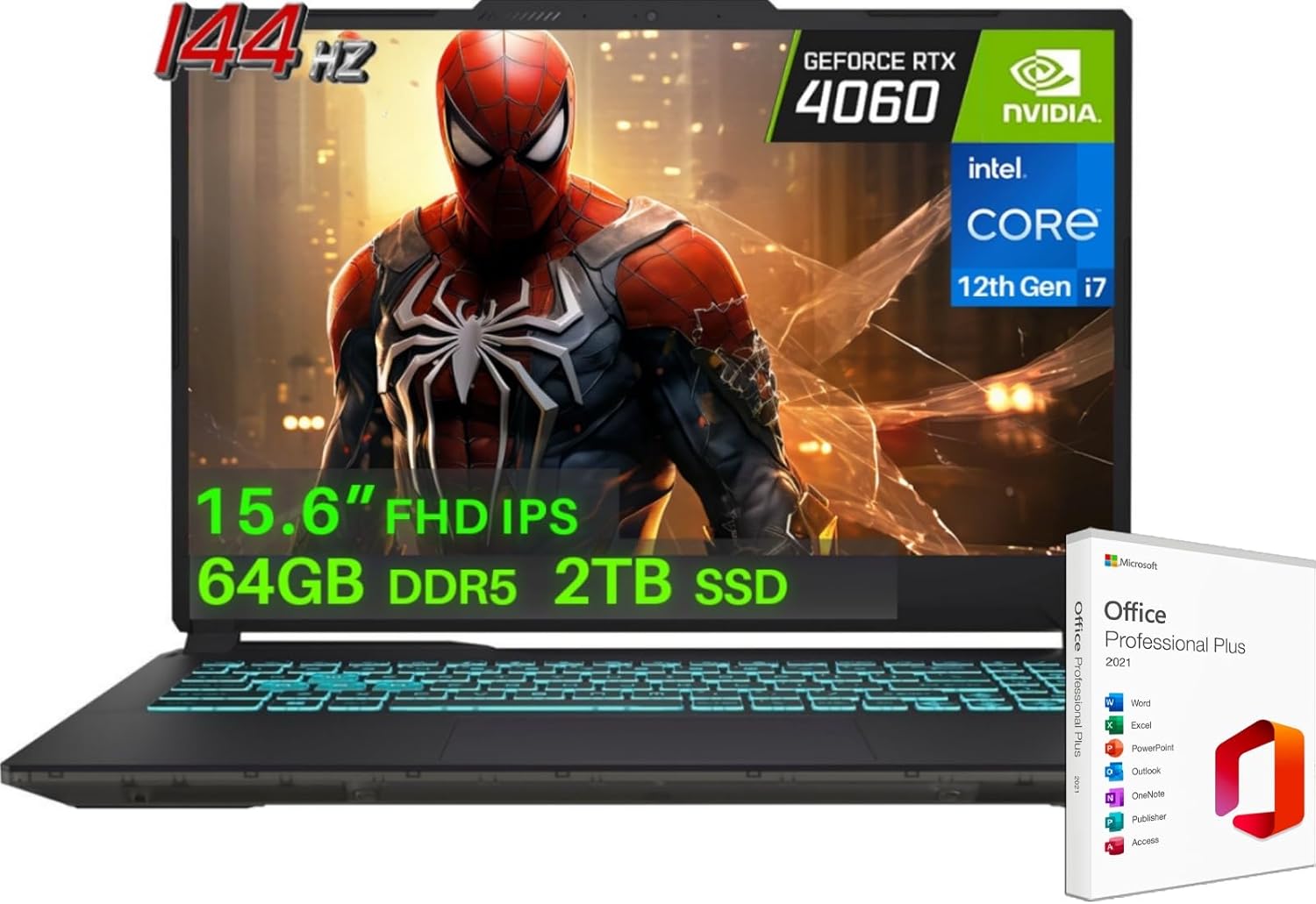 MSI 2024 Newest Cyborg 15 Gaming Laptop, 15.6