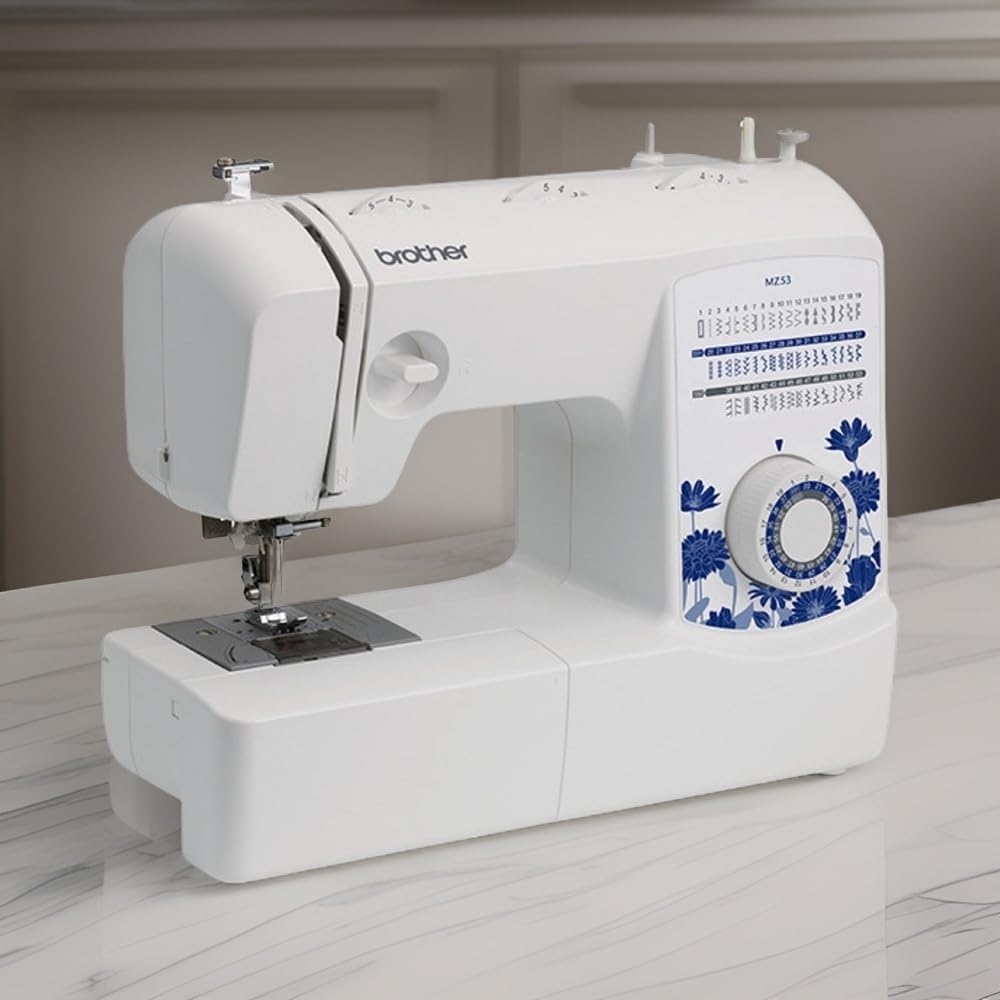Brother MZ53 Mechanical Sewing Machine with 53 Built-in Stitches, Refurbished (Renewed)