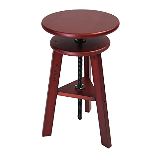 MEEDEN Wooden Drafting Stool with Adjustable Height, Artist Stool,Office Studio Stool, Up to 220 Lbs,German Beech Wood, Perfect for Artists Studio,Home Use,Kitchen,Bars