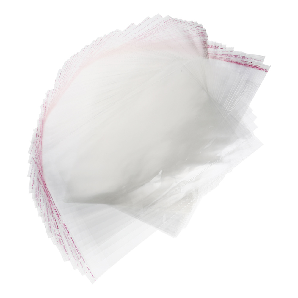 200pcs   Storage Bags Multi-use Storage Bags Packing Bags Clear Storage Bags for Small Business