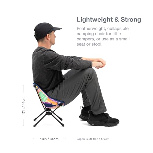 Helinox Chair One Mini Ultra-Light, Compact Camping Chair, Mint Multiblock