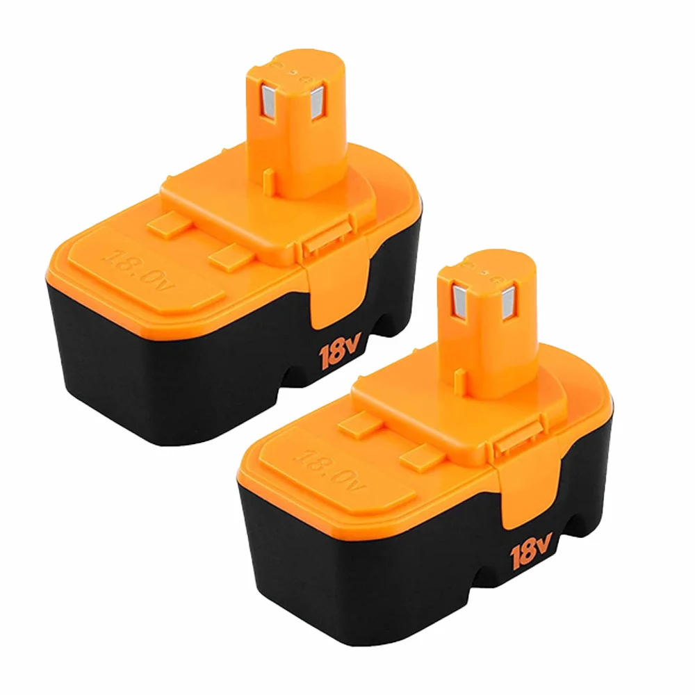 Mingsci 2-Pack 3.6Ah 18Volt for Ryobi P100 Battery Compatible with P101 ABP1801 ABP1803