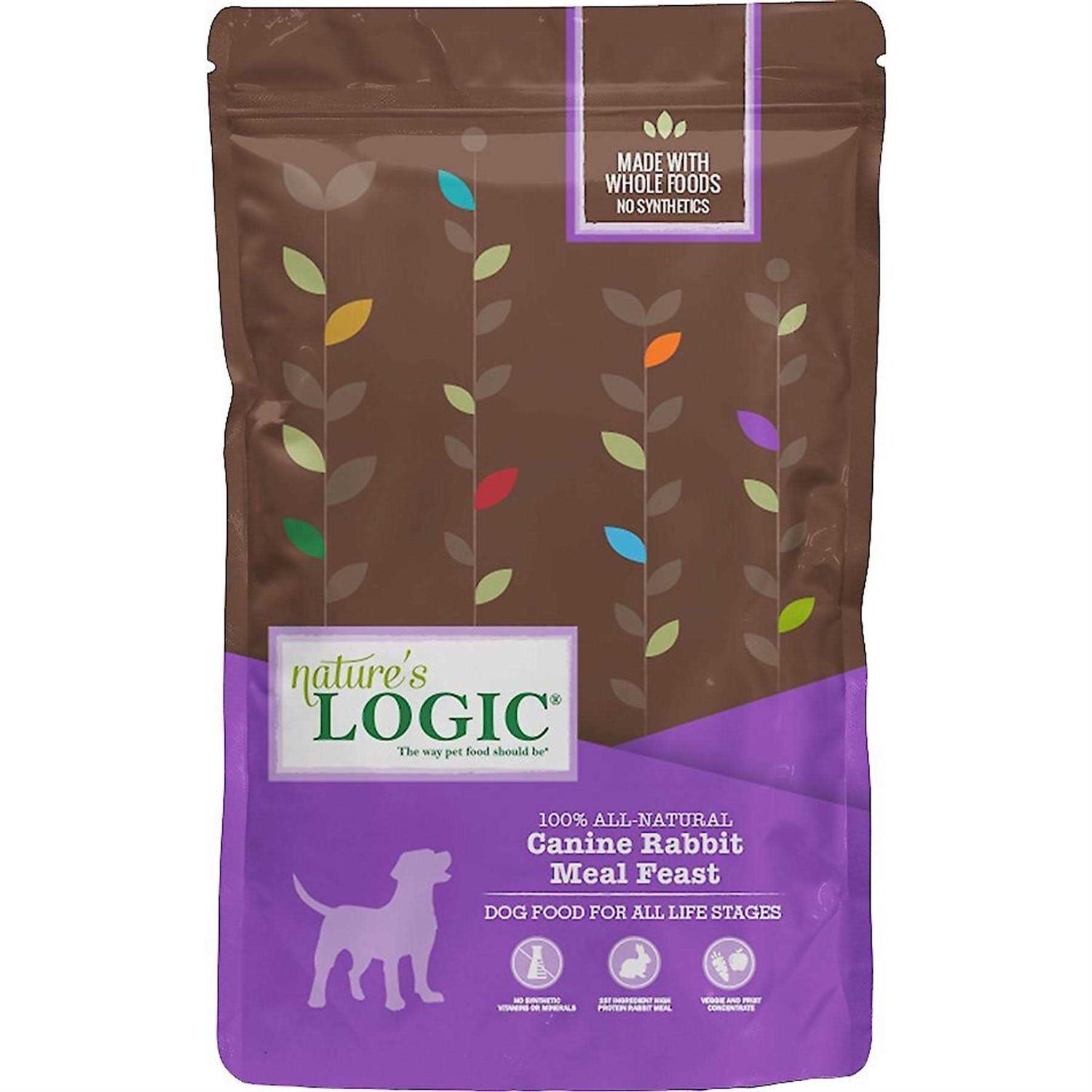 Nature's Logic Canine Rabbit Meal Feast Dry Dog Food - Pet Supplies online store