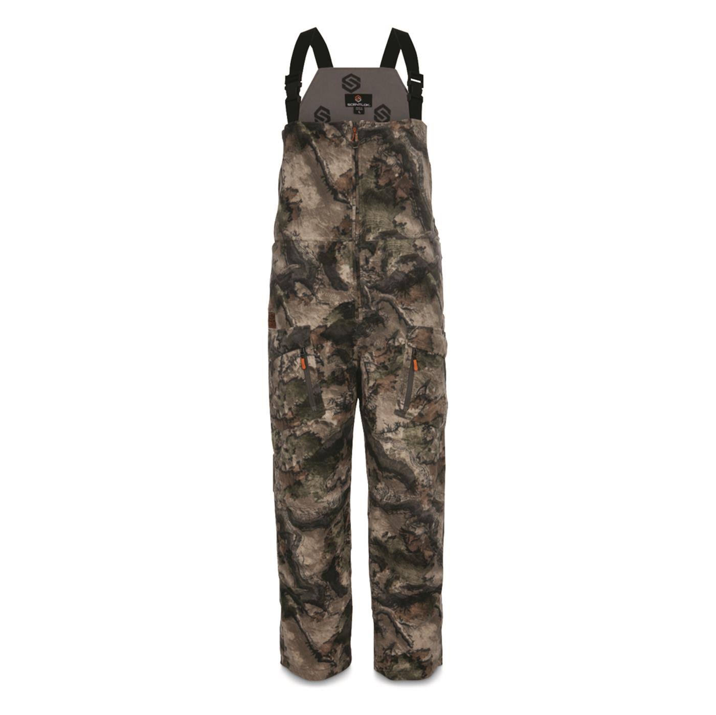 ScentLok Be: 1 Fortress Bib Mossy Oak Terra Gila Medium, Boy&s, Green