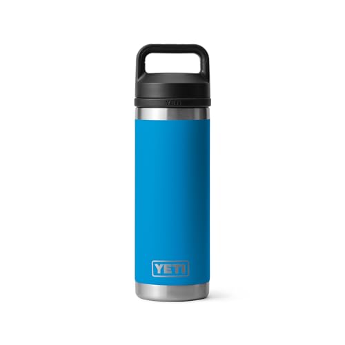 YETI Rambler 18 oz Bottle, Vacuum Insulated, Stainless Steel with Chug Cap, Sandstone Pink