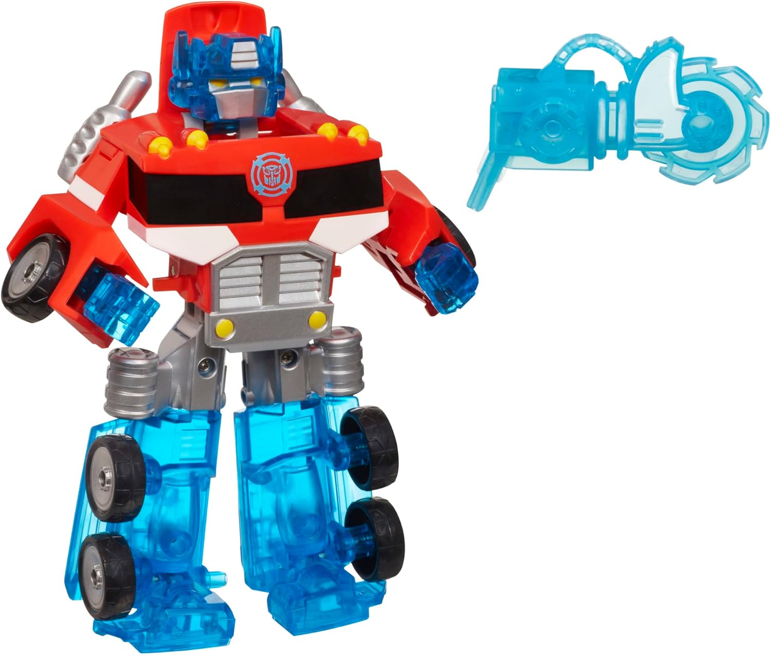 Transformers Rescue Bots Energize Optimus Prime Action Figure, 7-Inch Scale, Ages 3-7 (Amazon Exclusive)