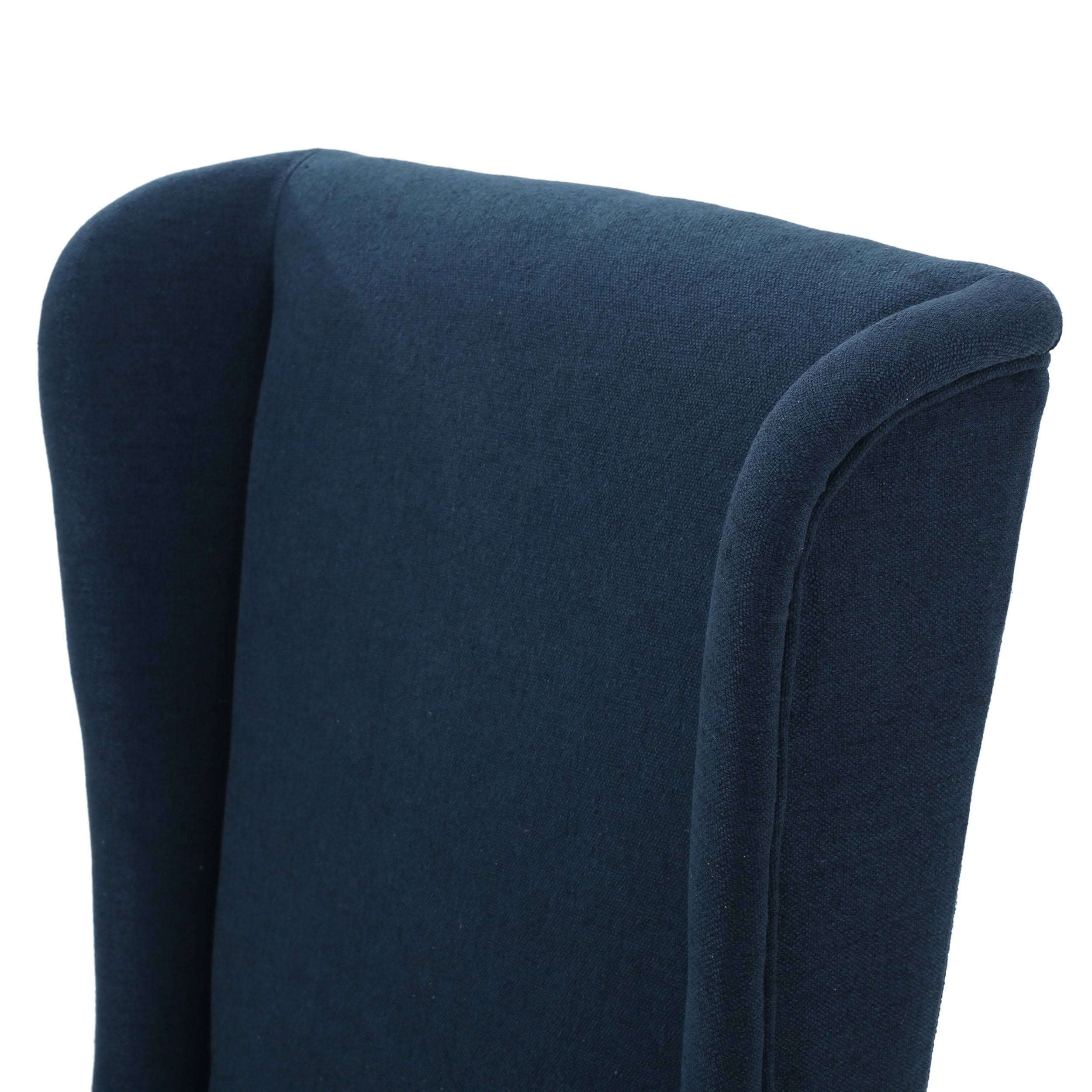 Christopher Knight Home Callie High Back Fabric Dining Chair by, Dark Blue
