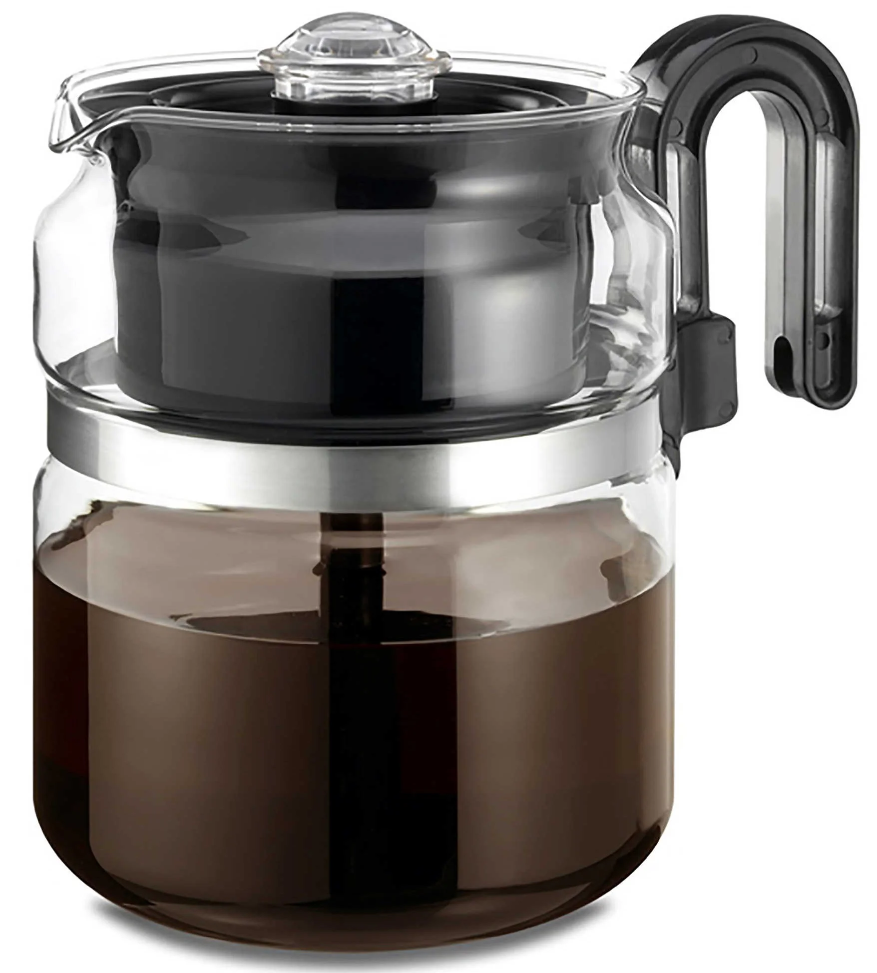 Medelco 8 Cup Glass Stovetop Percolator