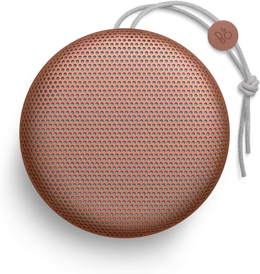 Bang & Olufsen Beoplay A1 Portable Bluetooth Speaker with Microphone - (Tangerine)(Renewed)