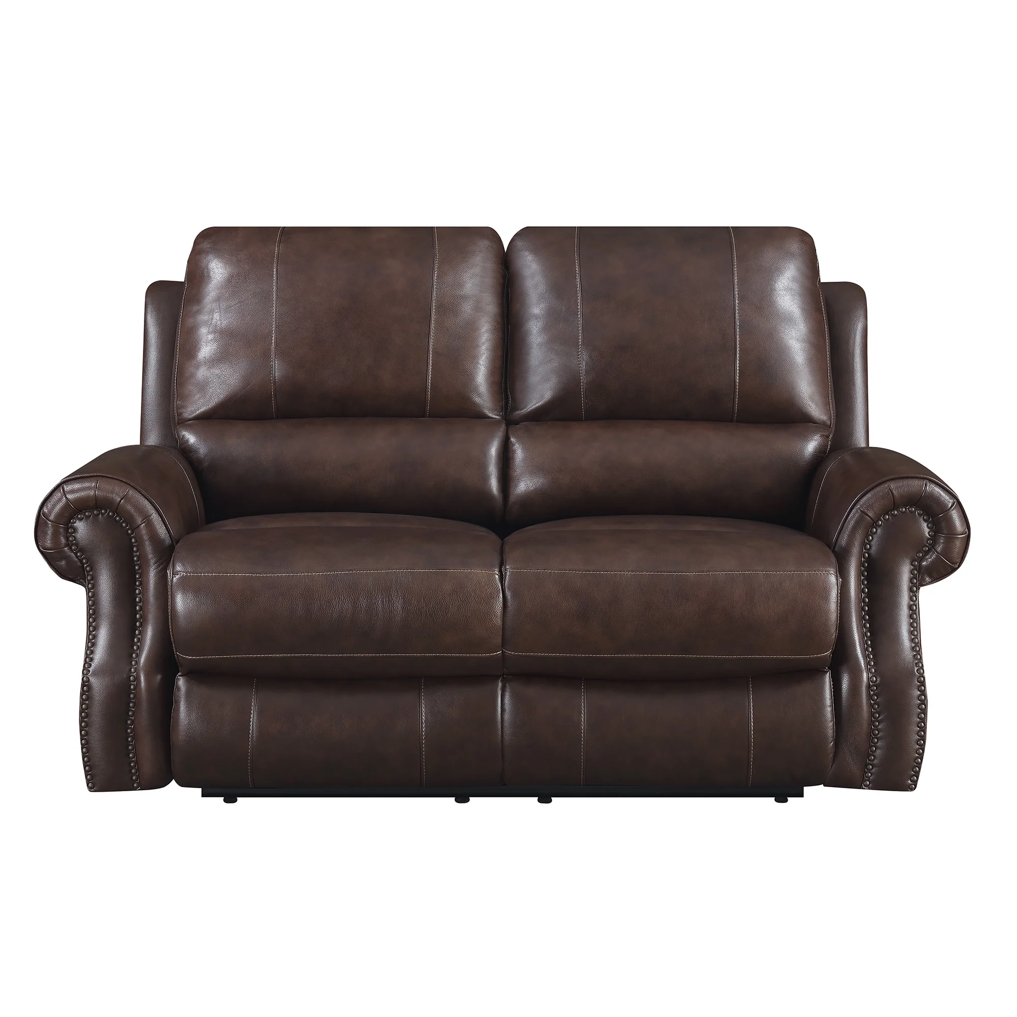 Picket House Furnishings Williams Power Motion Loveseat in Saddle Brown
