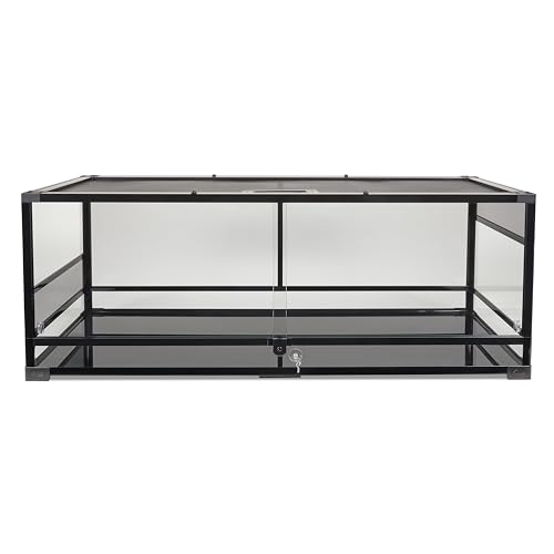 Zilla QuickBuild Terrarium, Sleek Glass Reptile Habitat, Easy Setup, Suitable for all Types of Reptile Pets, Whether Amphibians, Reptilians, Snakes, or Even Arachnids, 48