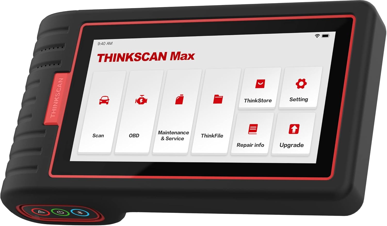 ThinkScan Max OBD2 Scanner, OE-Level Full System Diagnostic Auto Scan Tool with 28 Resets Lifetime Free Update, Oil/TPMS/SRS/ABS/SAS/EPB/Throttle,IMMO/Key Programming, Injector & ECU Coding