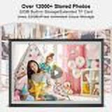 13.5-inch 32GB 3K Dual-WiFi Digital Photo Frame - Smart Digital Picture Frame, Light Sensor, Full Function, Sharing Photos and Videos via App/Email Instantly, Unlimited Cloud Storage, Wall Mountable