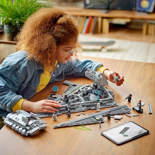 LEGO Star Wars Imperial Star Destroyer Building Toys Set - Birthday Gift Idea for Kids, Boys & Girls, Ages 10+ - Star Wars Darth Vader & 6 Minifigure Toys - 75394