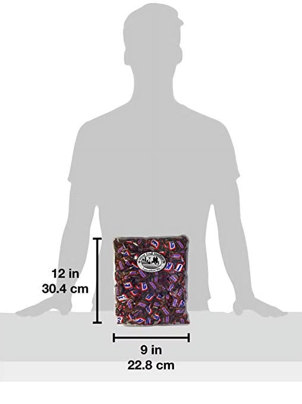 Snickers, Classic Chocolate Candy Bars (5 lbs) Bulk of Minis Snacks in a Bag. Perfect for a Party, Buffet, Pinata, Halloween or Valentine Day Gift Baskets