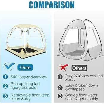 Eapele Sports Tent Instant Pop-Up Tent Shelter Outdoor Clean Bubble Tent 1-6 Person - Sports Supplies Online Store