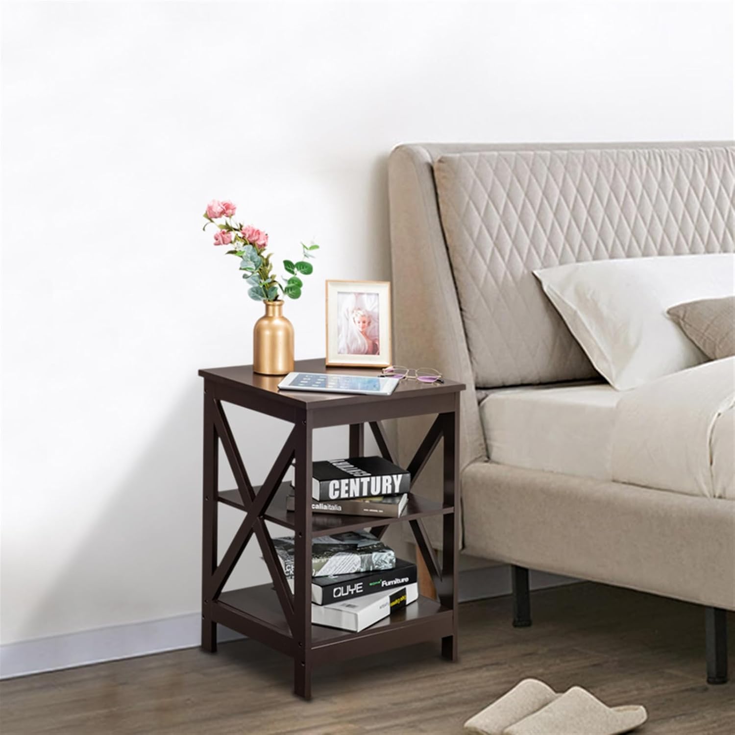 Sofa Side Table, Small Tea Table, Living Room Mobile Small Table, Corner Table, Bedside Table, Small Square Table